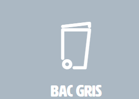 Bac gris 2 roues 140 L
